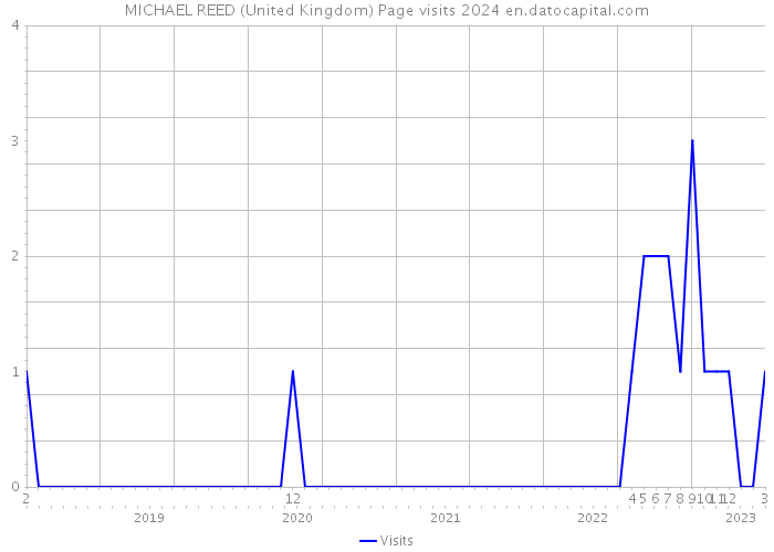 MICHAEL REED (United Kingdom) Page visits 2024 