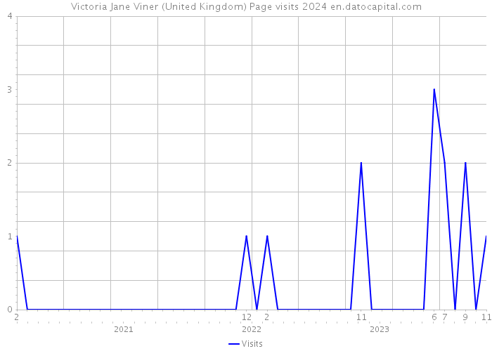 Victoria Jane Viner (United Kingdom) Page visits 2024 