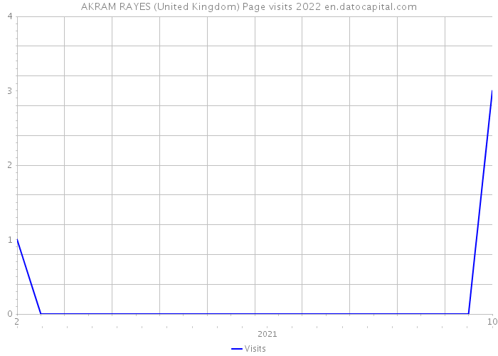AKRAM RAYES (United Kingdom) Page visits 2022 