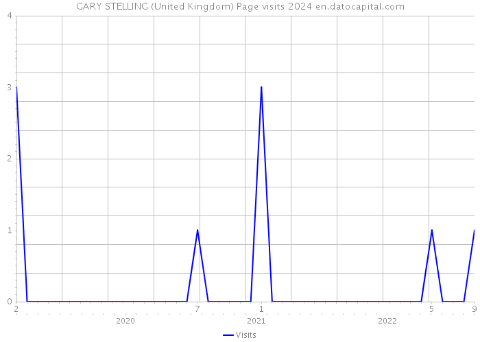 GARY STELLING (United Kingdom) Page visits 2024 