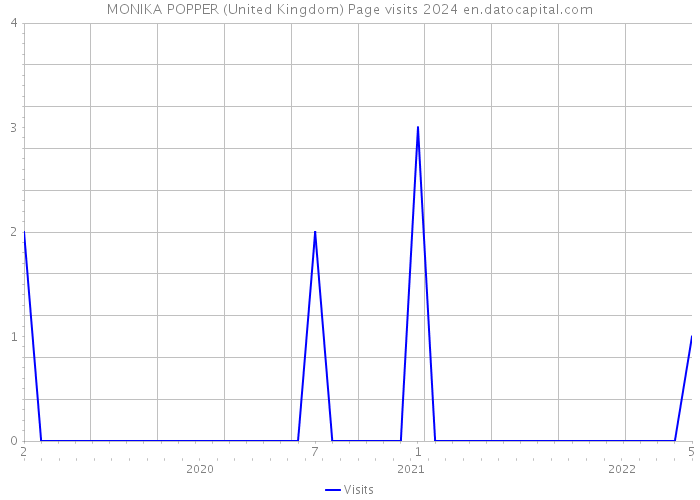 MONIKA POPPER (United Kingdom) Page visits 2024 