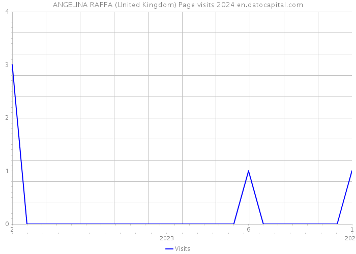 ANGELINA RAFFA (United Kingdom) Page visits 2024 