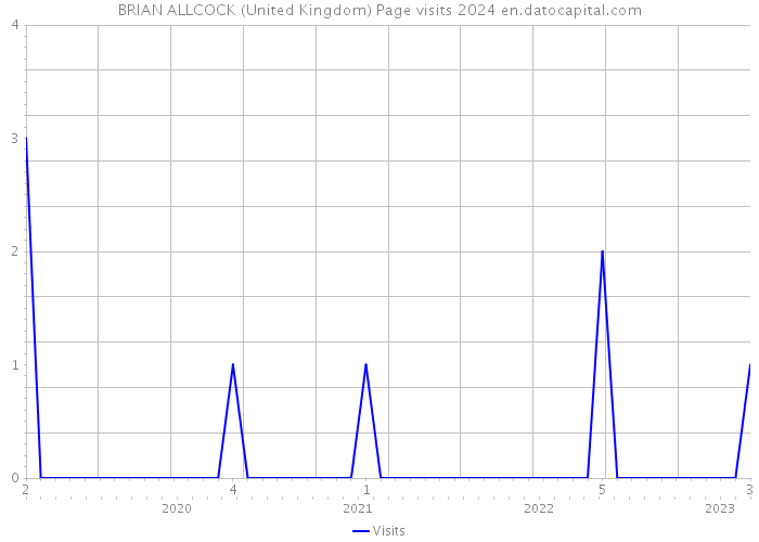 BRIAN ALLCOCK (United Kingdom) Page visits 2024 