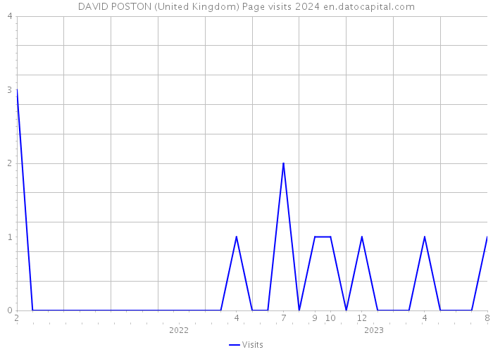 DAVID POSTON (United Kingdom) Page visits 2024 