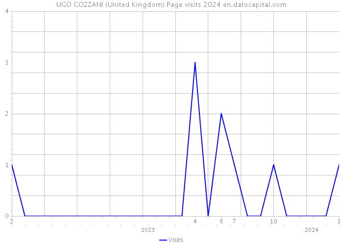 UGO COZZANI (United Kingdom) Page visits 2024 