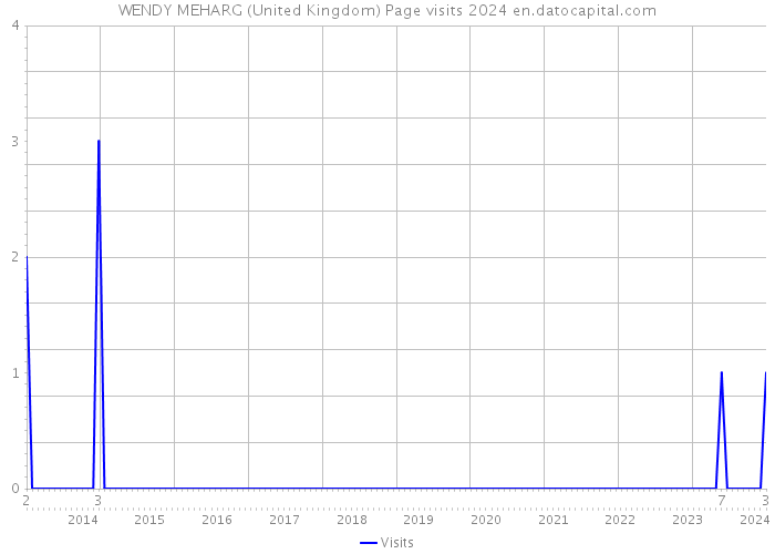 WENDY MEHARG (United Kingdom) Page visits 2024 