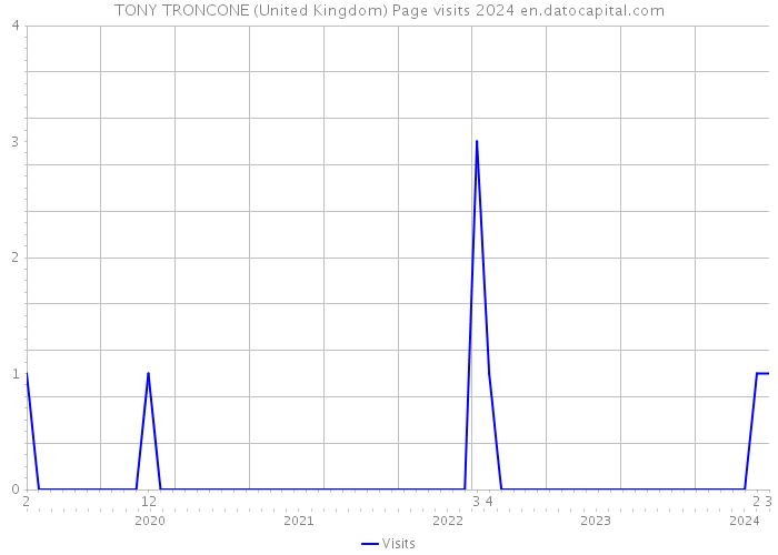 TONY TRONCONE (United Kingdom) Page visits 2024 