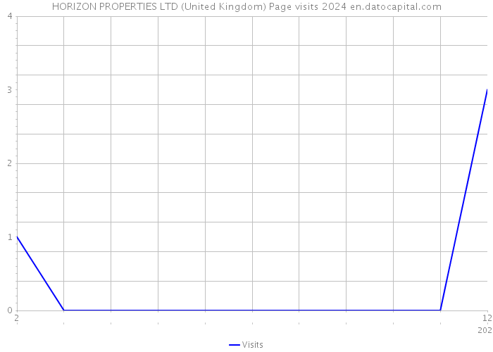 HORIZON PROPERTIES LTD (United Kingdom) Page visits 2024 