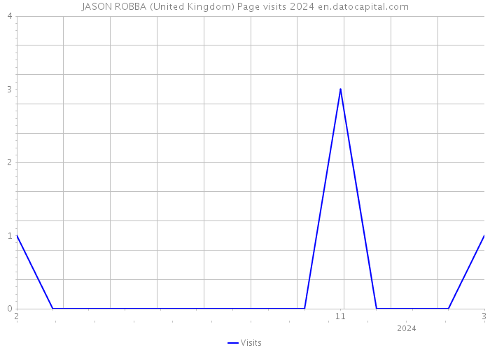 JASON ROBBA (United Kingdom) Page visits 2024 