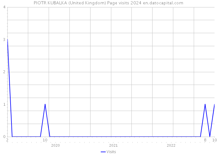PIOTR KUBALKA (United Kingdom) Page visits 2024 