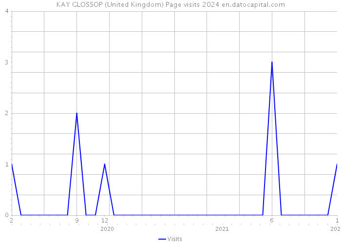 KAY GLOSSOP (United Kingdom) Page visits 2024 