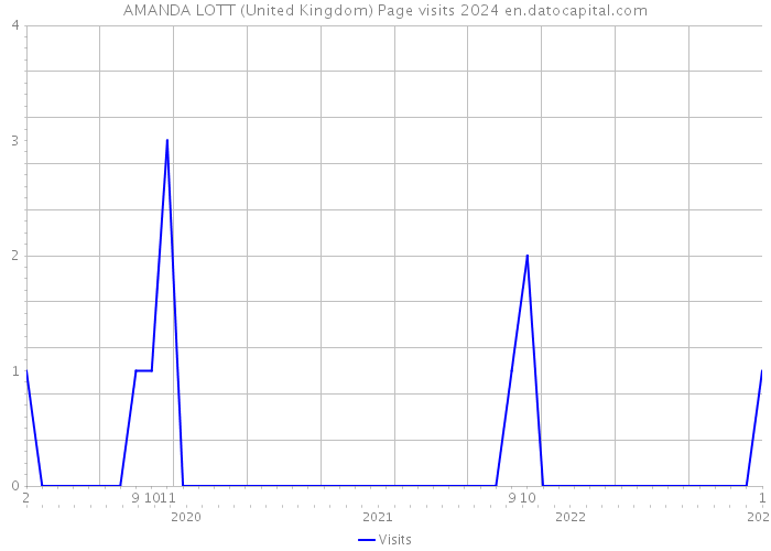 AMANDA LOTT (United Kingdom) Page visits 2024 