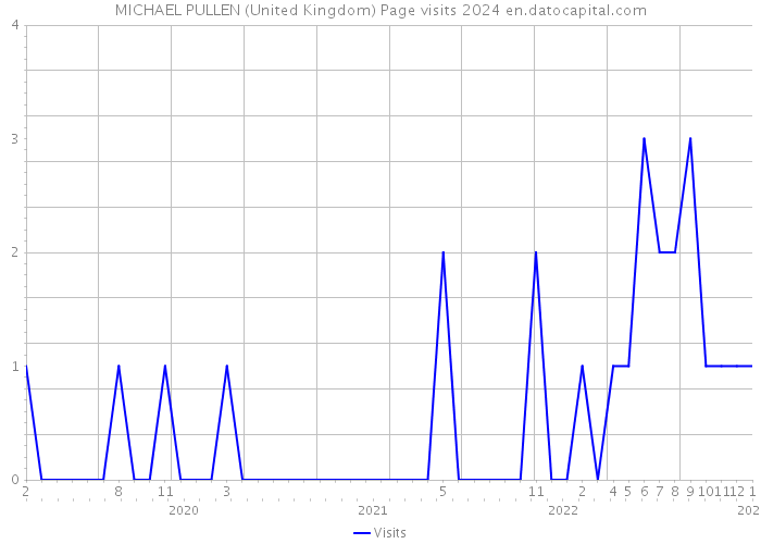 MICHAEL PULLEN (United Kingdom) Page visits 2024 