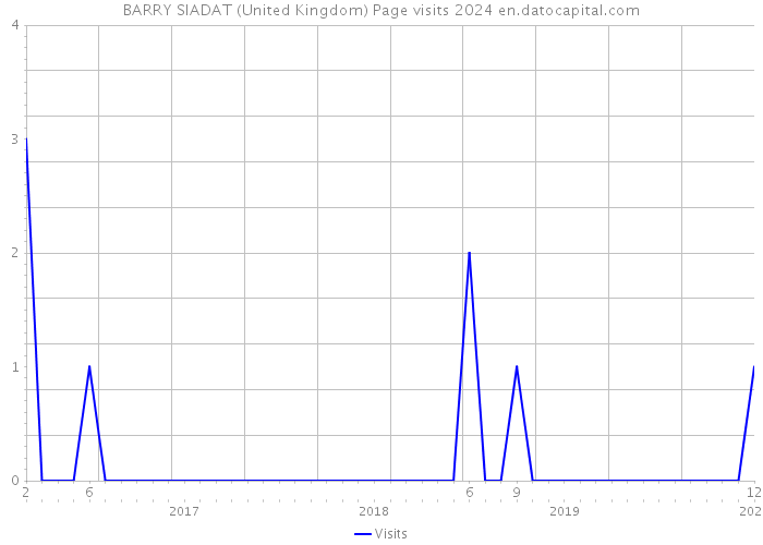 BARRY SIADAT (United Kingdom) Page visits 2024 