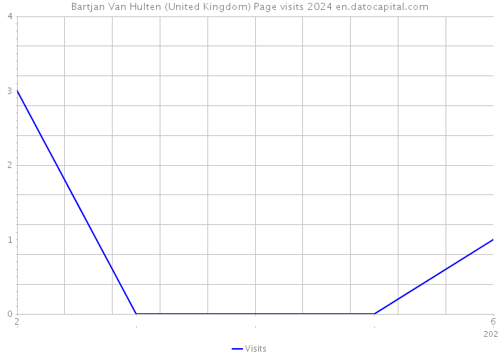 Bartjan Van Hulten (United Kingdom) Page visits 2024 