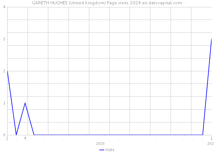 GARETH HUGHES (United Kingdom) Page visits 2024 