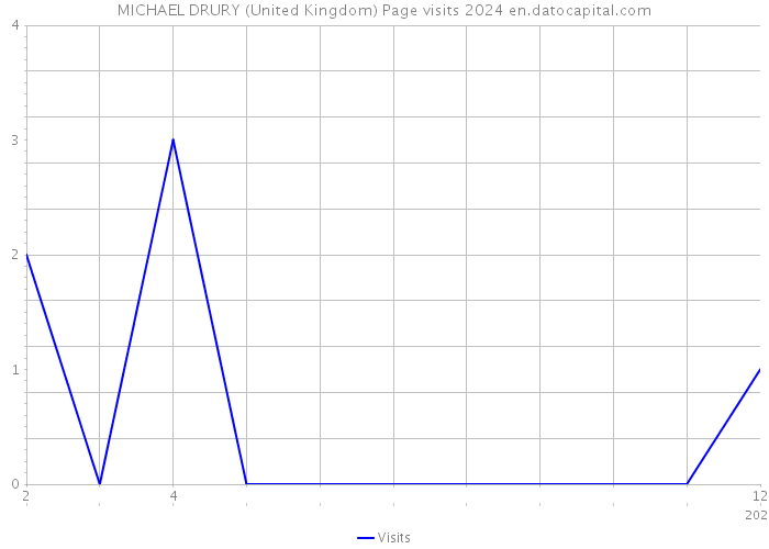 MICHAEL DRURY (United Kingdom) Page visits 2024 
