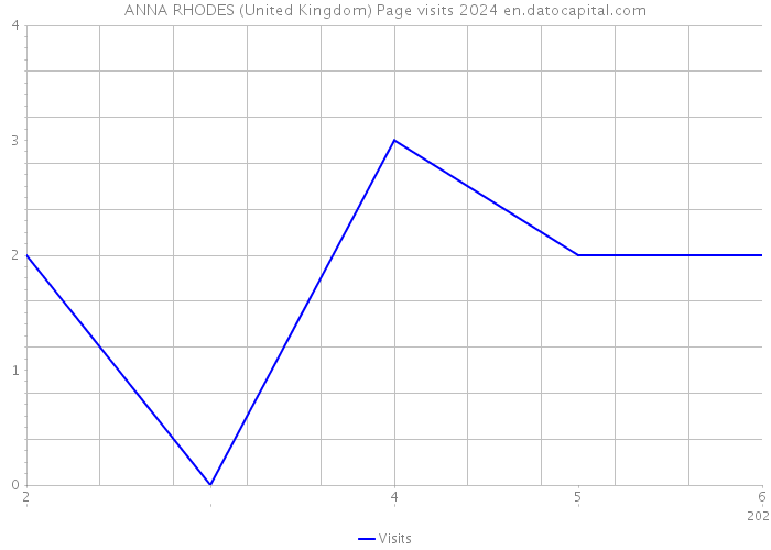 ANNA RHODES (United Kingdom) Page visits 2024 