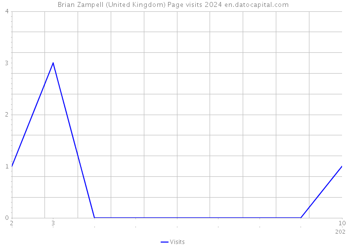 Brian Zampell (United Kingdom) Page visits 2024 