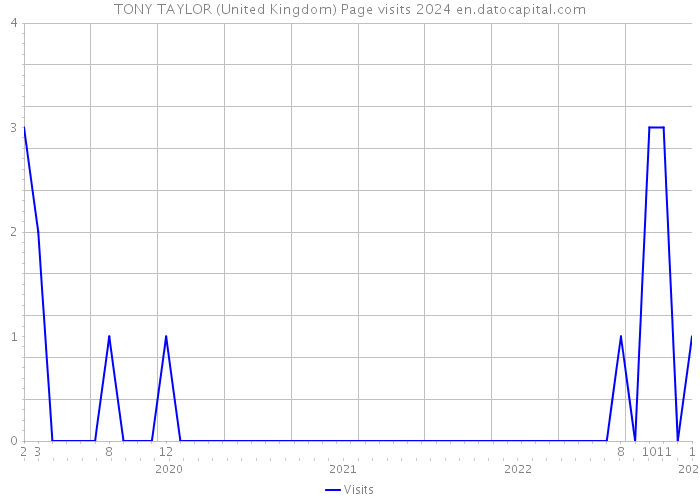 TONY TAYLOR (United Kingdom) Page visits 2024 