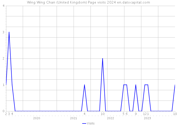 Wing Wing Chan (United Kingdom) Page visits 2024 