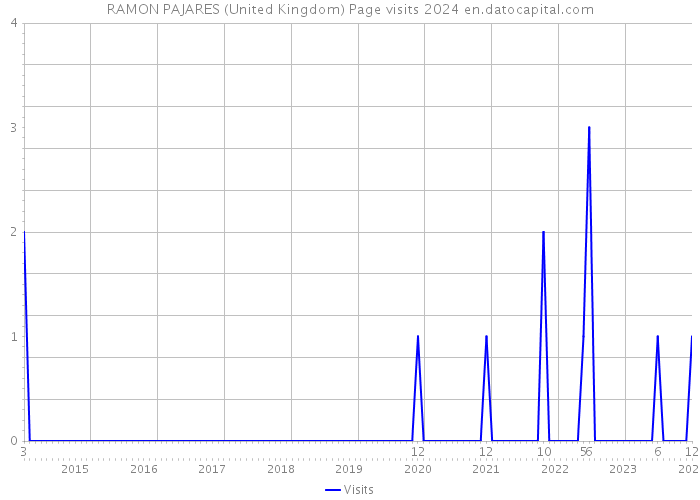 RAMON PAJARES (United Kingdom) Page visits 2024 