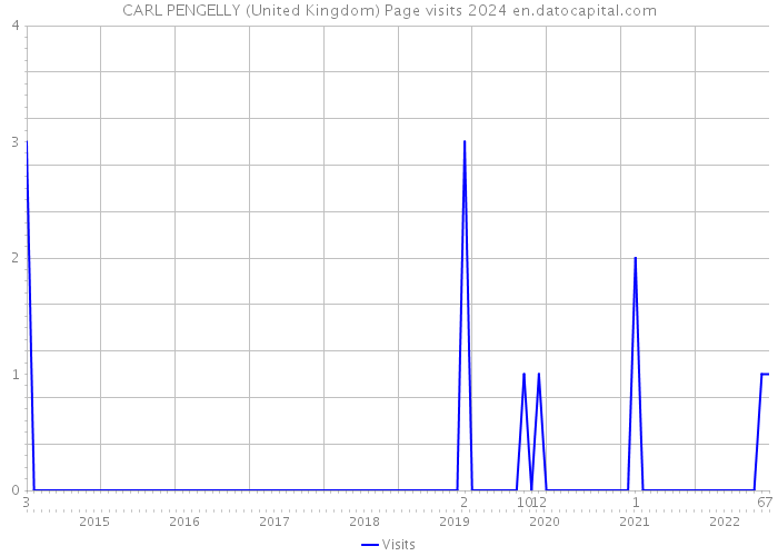 CARL PENGELLY (United Kingdom) Page visits 2024 