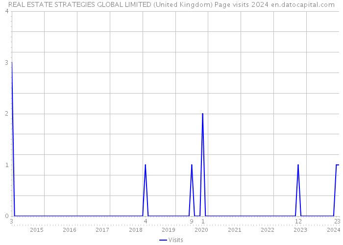 REAL ESTATE STRATEGIES GLOBAL LIMITED (United Kingdom) Page visits 2024 