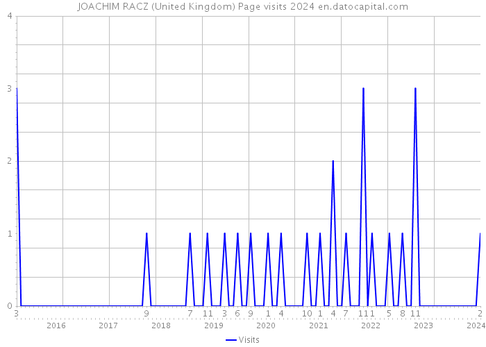 JOACHIM RACZ (United Kingdom) Page visits 2024 