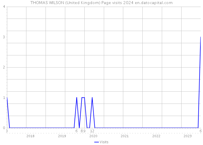 THOMAS WILSON (United Kingdom) Page visits 2024 