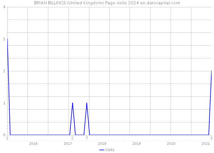 BRIAN BILLINGS (United Kingdom) Page visits 2024 