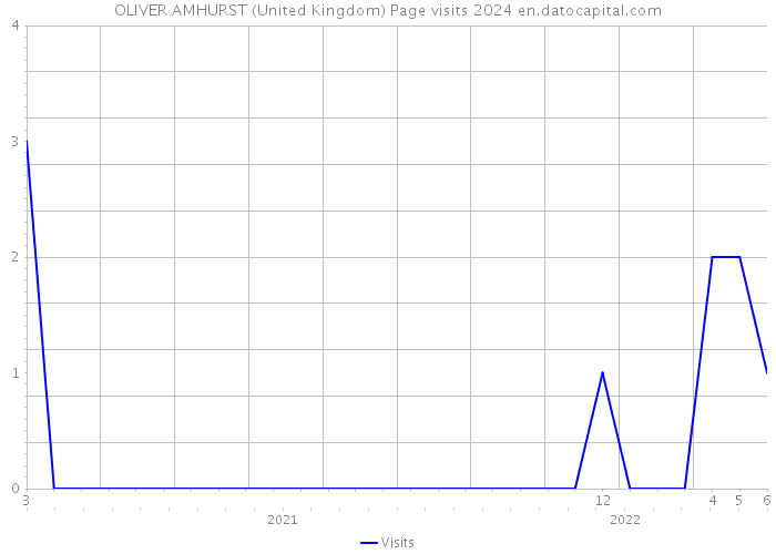 OLIVER AMHURST (United Kingdom) Page visits 2024 