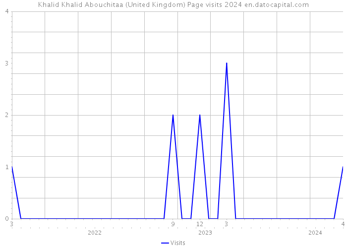 Khalid Khalid Abouchitaa (United Kingdom) Page visits 2024 