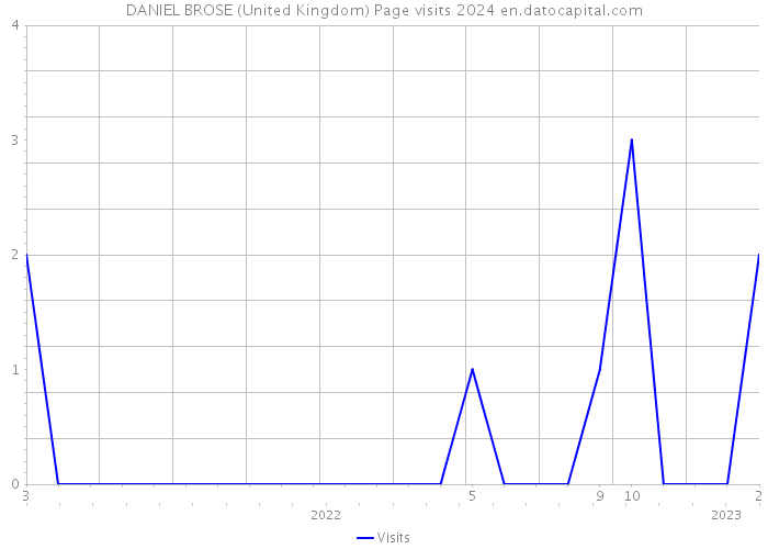 DANIEL BROSE (United Kingdom) Page visits 2024 
