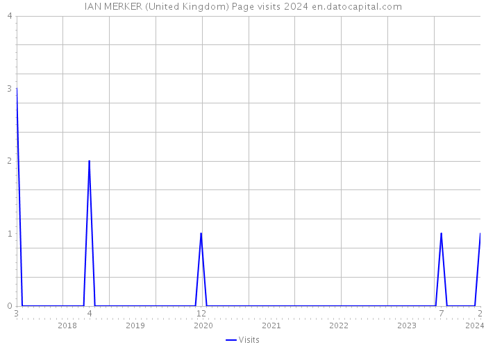 IAN MERKER (United Kingdom) Page visits 2024 