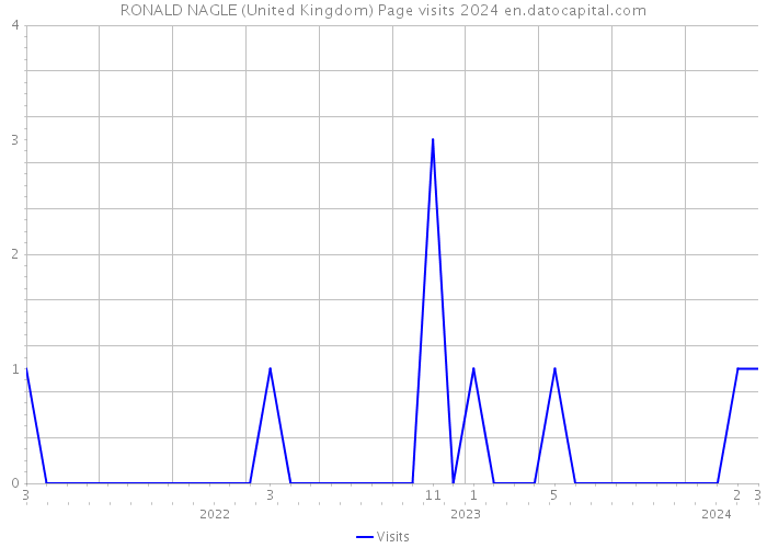 RONALD NAGLE (United Kingdom) Page visits 2024 