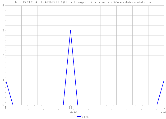 NEXUS GLOBAL TRADING LTD (United Kingdom) Page visits 2024 