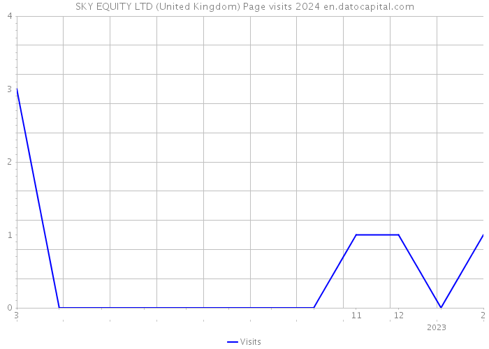 SKY EQUITY LTD (United Kingdom) Page visits 2024 