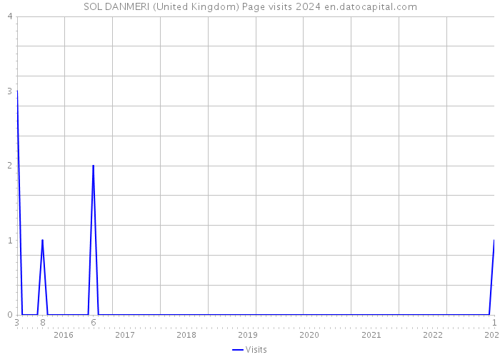 SOL DANMERI (United Kingdom) Page visits 2024 