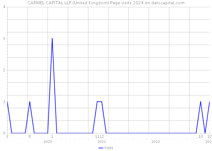 CARMEL CAPITAL LLP (United Kingdom) Page visits 2024 