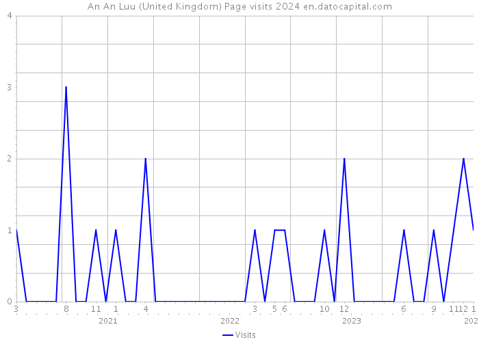 An An Luu (United Kingdom) Page visits 2024 
