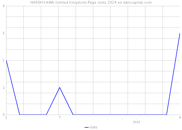 HARSH KAWA (United Kingdom) Page visits 2024 