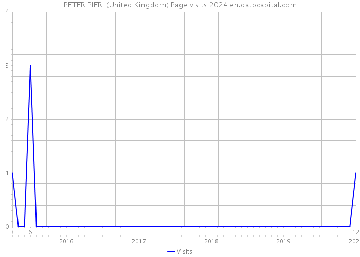 PETER PIERI (United Kingdom) Page visits 2024 