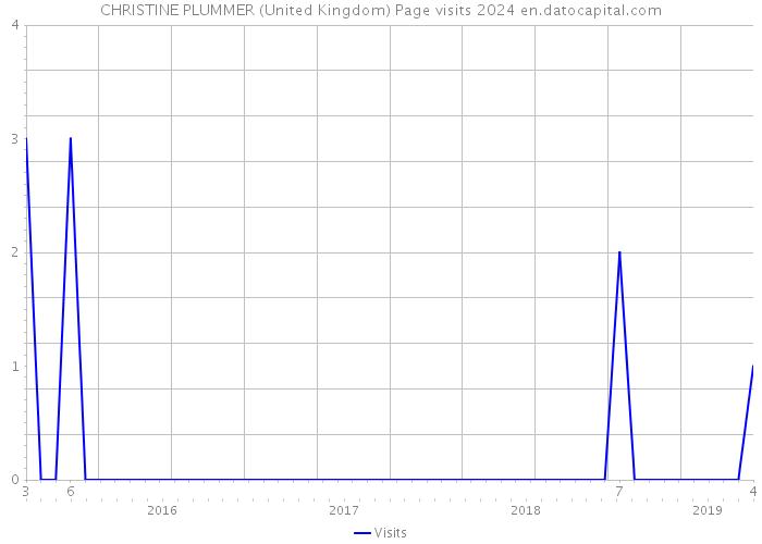 CHRISTINE PLUMMER (United Kingdom) Page visits 2024 