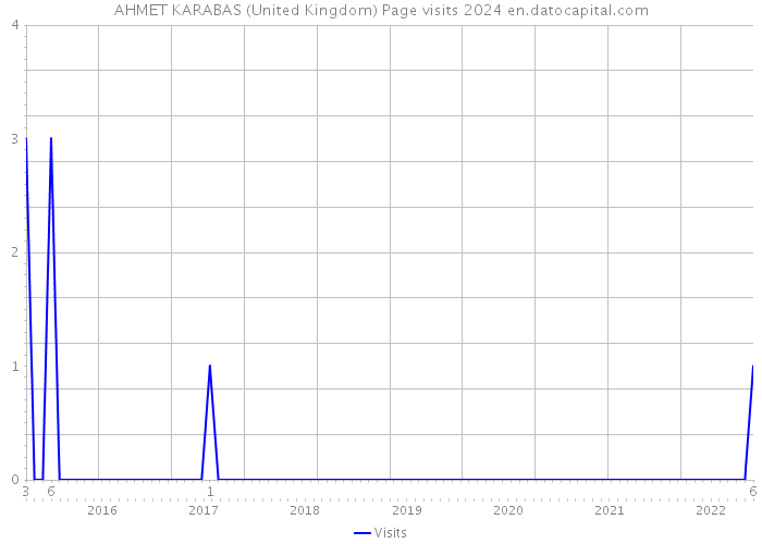 AHMET KARABAS (United Kingdom) Page visits 2024 