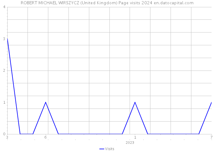 ROBERT MICHAEL WIRSZYCZ (United Kingdom) Page visits 2024 