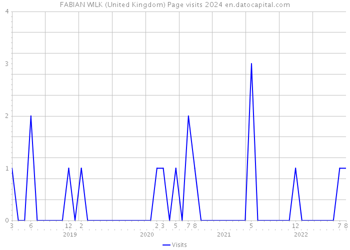 FABIAN WILK (United Kingdom) Page visits 2024 