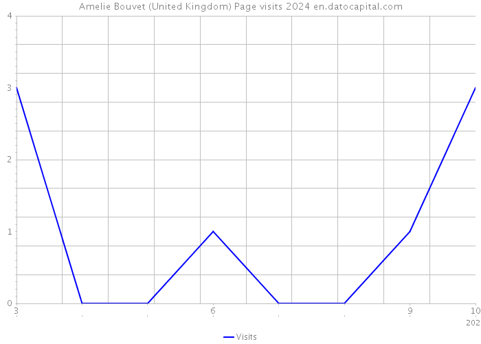 Amelie Bouvet (United Kingdom) Page visits 2024 