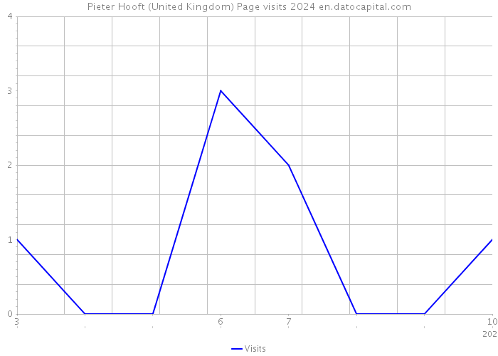 Pieter Hooft (United Kingdom) Page visits 2024 