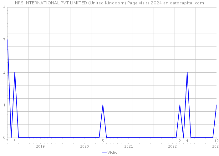 NRS INTERNATIONAL PVT LIMITED (United Kingdom) Page visits 2024 